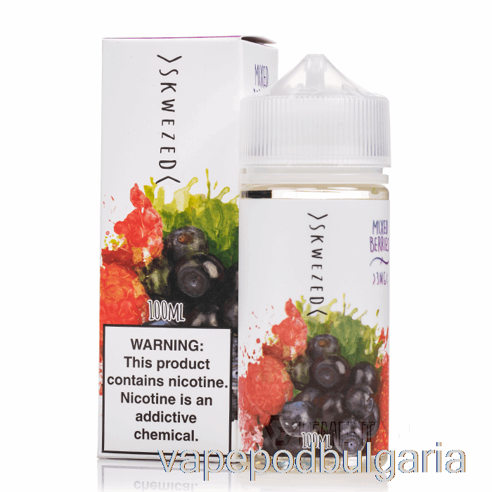 Vape Течности смесени горски плодове - Skwezed - 100ml 6mg